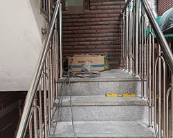 계단 스텐 핸드레일