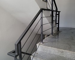 계단 난간대 제작 시공